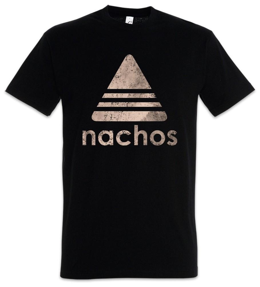 

Nachos Mens T-Shirt Fun Crossover Nacho Chips Salsa Cheese Tortiallas Addicted M