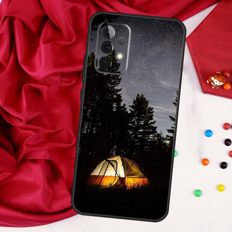 Camping Nature Mountain For Samsung Galaxy A15 A55 A53 A33 A35 A22 A32 A52 A54 A34 A14 A56 A36 A26 A16 A05 A06 Case