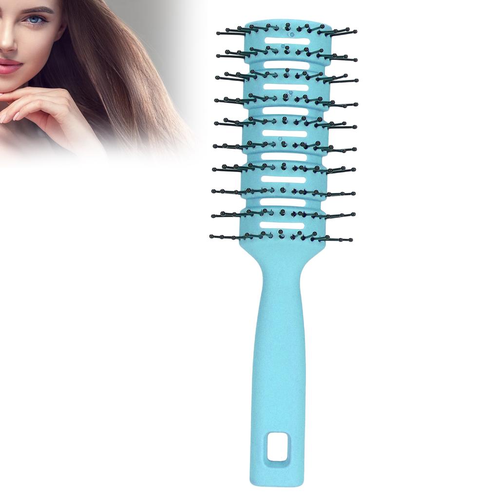 Entwirrende Haarbürste ABS Antistatisch Rutschfest Belüftet Massage Haarbürste mit Aufhängeloch für Haarpflege