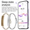 New Lady Health Smart Watch Women Heart Rate Sleep Bracelet Waterproof Sports Smartwatch Stainless Steel Wristband Couple Gift