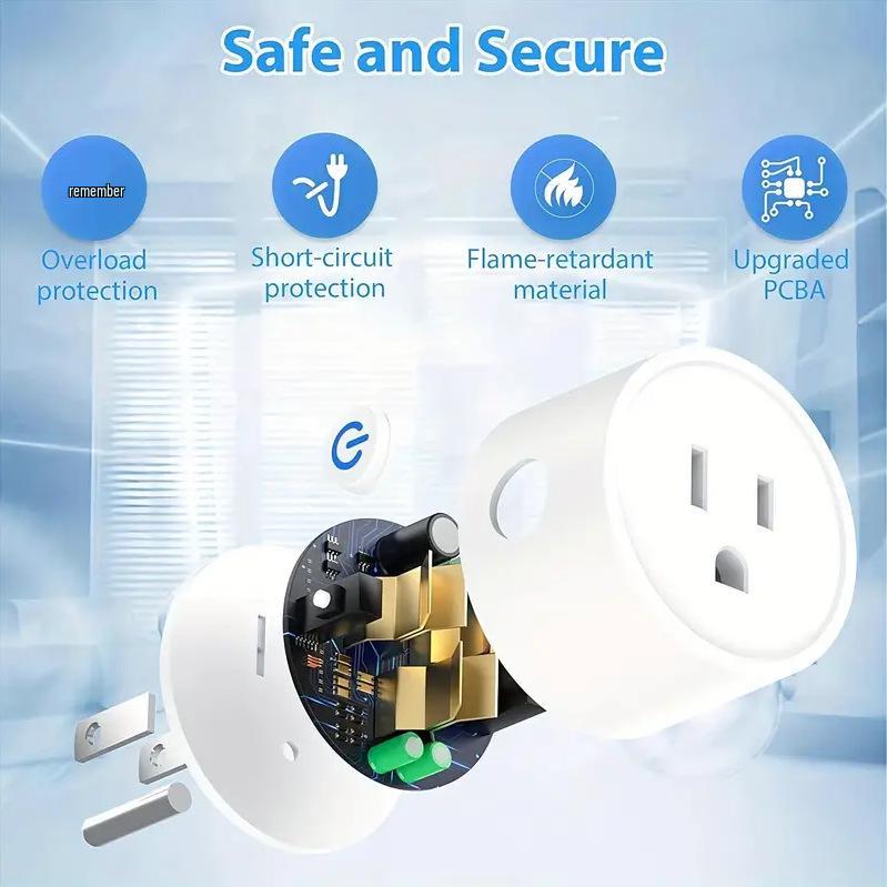 CozyLife Tuya WiFi Smart Plug with Voice Control & Timer, US Standard