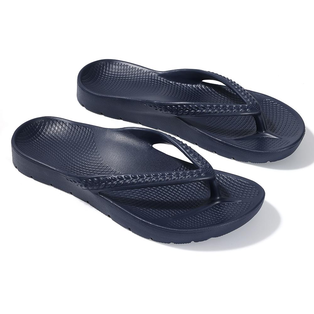 Fashion SmilePoP Summer Orthotic Sandals for Plantar Fasciitis Relief Flip Flops for Men Women Outdoor Walking Beach Sandals Home Slides
