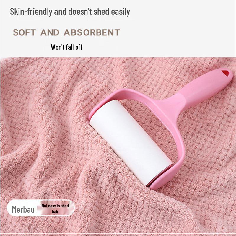 Merbau Rýchloschnúci Absorpčný Coral Fleece Uterák - Nepúšťajúci vlákna, Zahustený pre Dospelých, Ideálny ako Darček alebo na Domáce Použitie