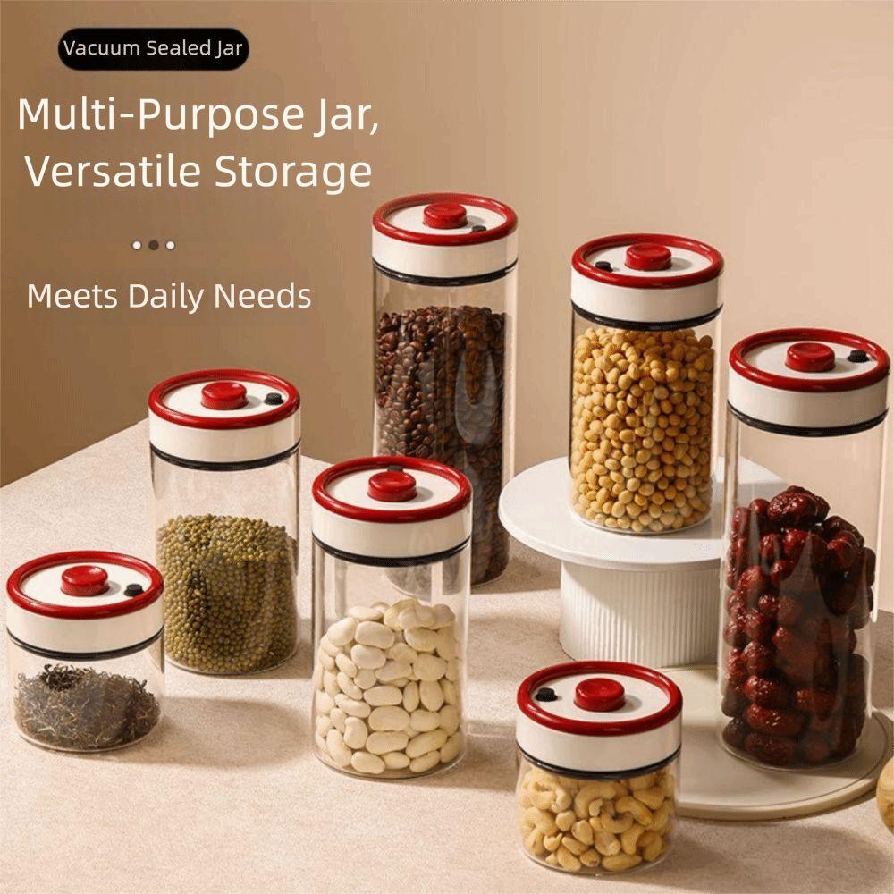 Airtight Coffee Bean Storage Bottle Moisture-proof Tea Storage Containers Food Preservation