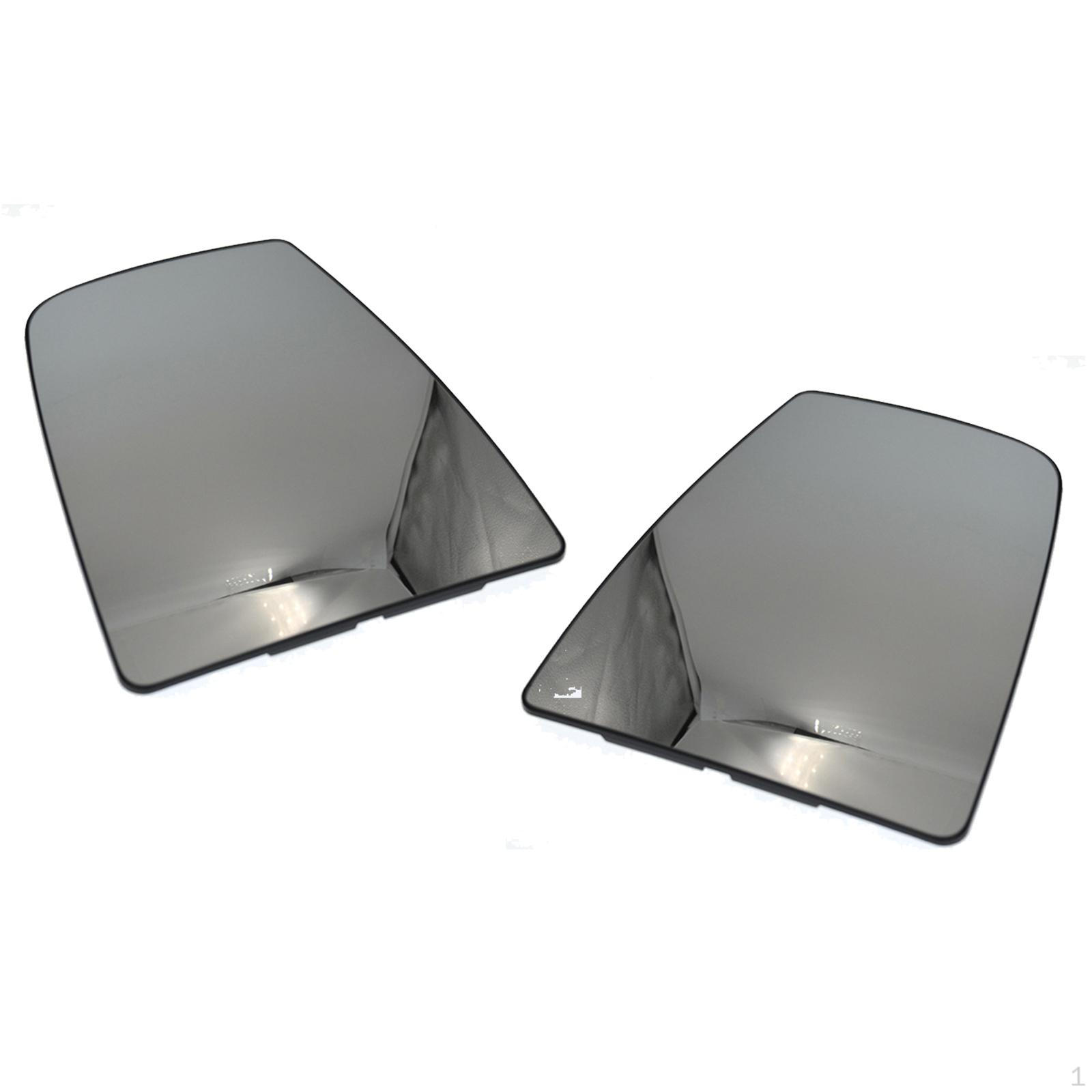 

Car Rear View Side Heated Wing Mirror Glass Clear Display Direct Trucks Left and Right 2Pcs