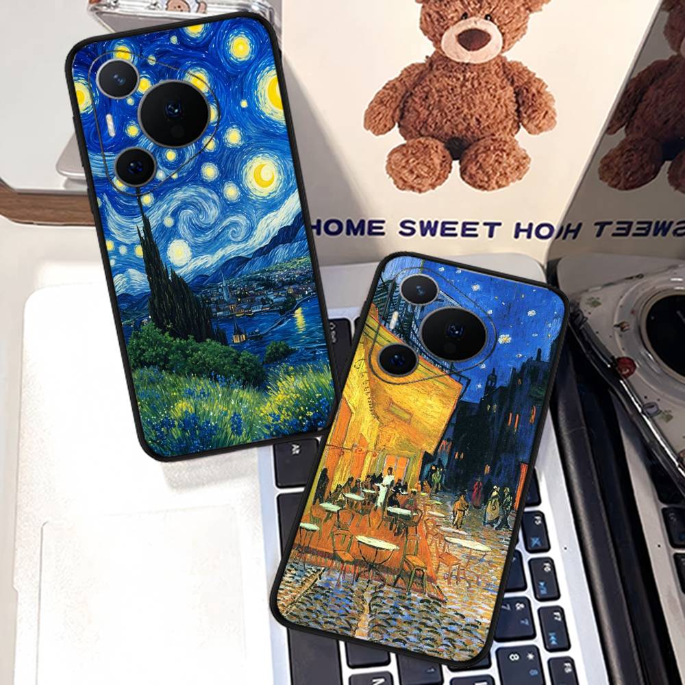 Coque de téléphone Art Vincent Van Gogh Pour Huawei P 8 9 10 20 30 40 50 Pro Lite Psmart Honor 10 lite 70 Mate 20lite