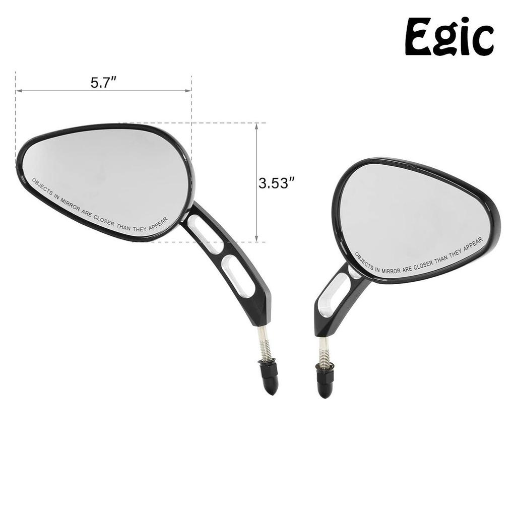 Harley Motorcycle Rearview Mirror Reflector for XL883, XL1200, Street Glide, Road King, Softail, Dyna