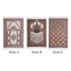 Muslim Prayer Rug Traditional Pattern Ethnic Style Area Rugs Floor Carpet Prayer Mat for Prayer Room Temple Women Men Travel