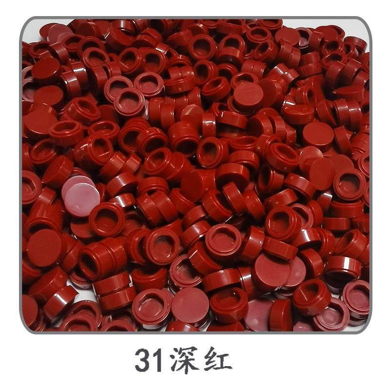 1000 stuks/partij Tegel 1x1 Rond 98138 Speciaal Blok Bouwsteen Kleine Deeltjes Stenen Onderdelen Compatibel met 98138 LOGO Speelgoed