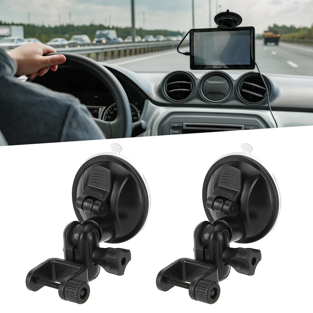2Pcs 360 Degree Rotating Driving Video Recorder Sucker Bracket 65mm GPS Suction Cup HolderU Shape Head