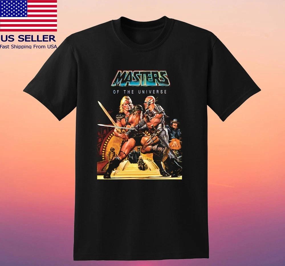 Masters of The Universe Retro Action Movie Black Size S-5XL M