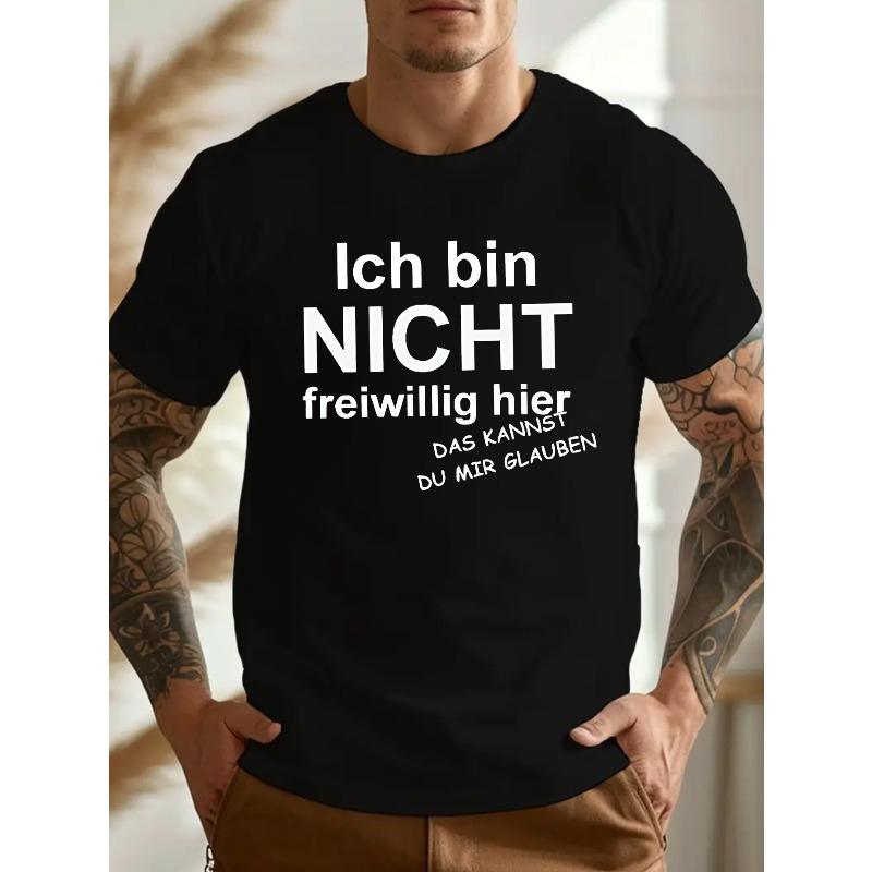 

European size Men S T-Shirt with a Fun Crinkle Design Tee Tops for Men Fashionable Comfortable Casual Stylish Men s T-shirt 4XL чорний