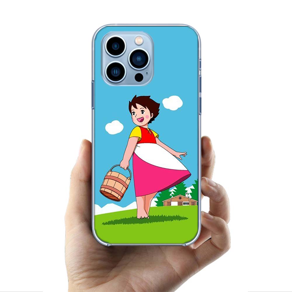 Heidi Cartoon Cases Phone Case For Iphone 17E 16E 17 Air 16 Pro Max 15 Pro 14 Plus 11 13 12 Mini Cover Cases Compatible with Sui