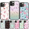Flamingo Phone Case For iPhone 17 Air 15 16 Cover  11 13 14 Pro Max 12 Plus Max Fundas