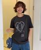 Tilaidai Love For My Dog T-Shirt [Tisu07Ts17]Charcoal