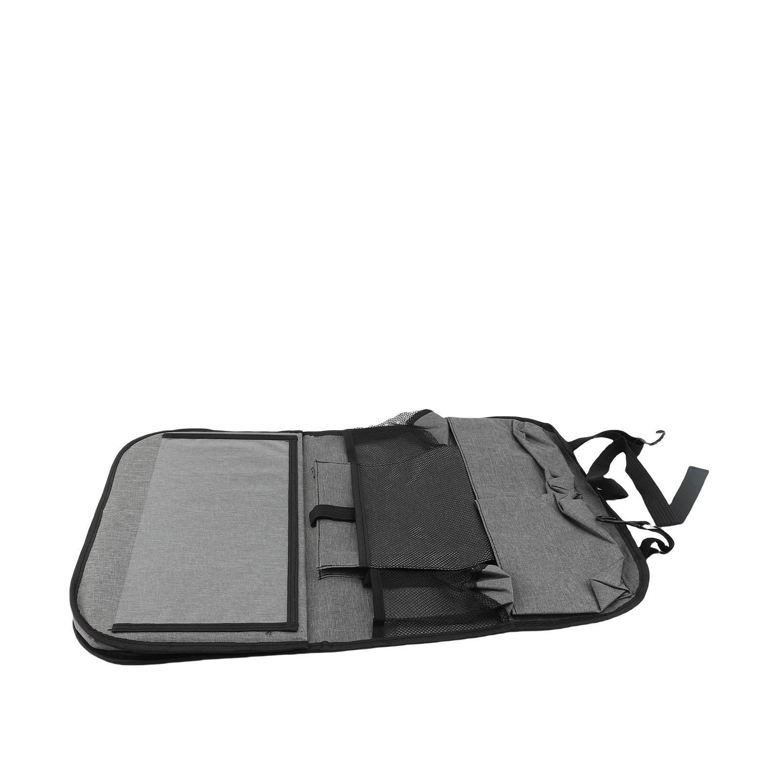 

2PCS Car Backseat Oxford Cloth Backseat Protector with Folding Table and Tablet Holder for Family Road Trip Travel Accessories
