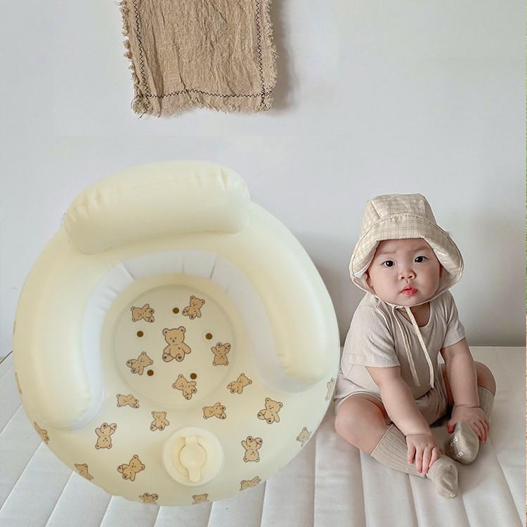 Inflatable Baby Safety Seat and Anti-Fall Learning Sofa