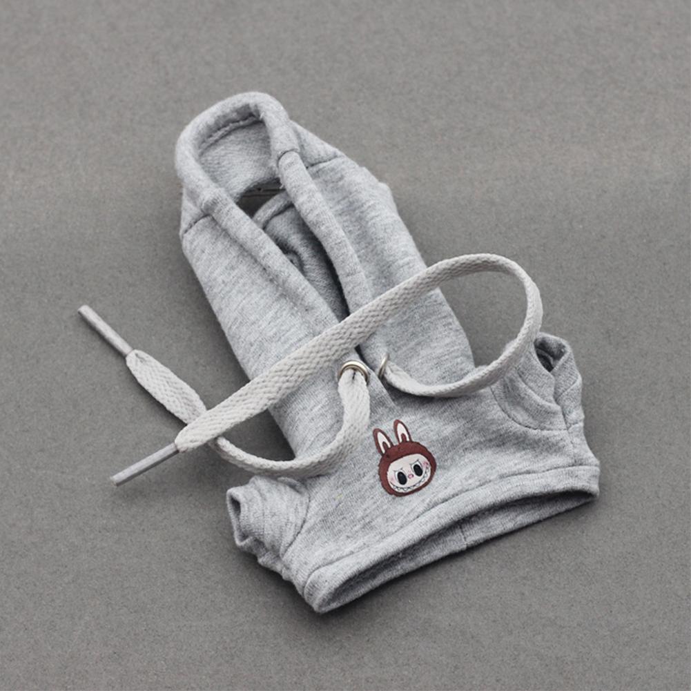 For Labubu Doll Clothes Fashion Clothes Hoodies Doll Clothes Color Match Hoodies Dolls Accessories Cute Decoration Little Cloths
