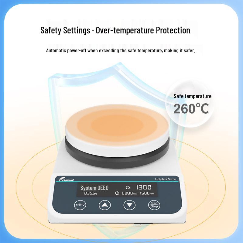 Laboratory Multi-Position Digital Magnetic Stirrer with Heating & Constant Temperature Control