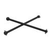 2 Pcs 107mm Steel Rear Driveshaft Dogbone For ARRMA 17 18 RC Car Replacement Repaire Part Black