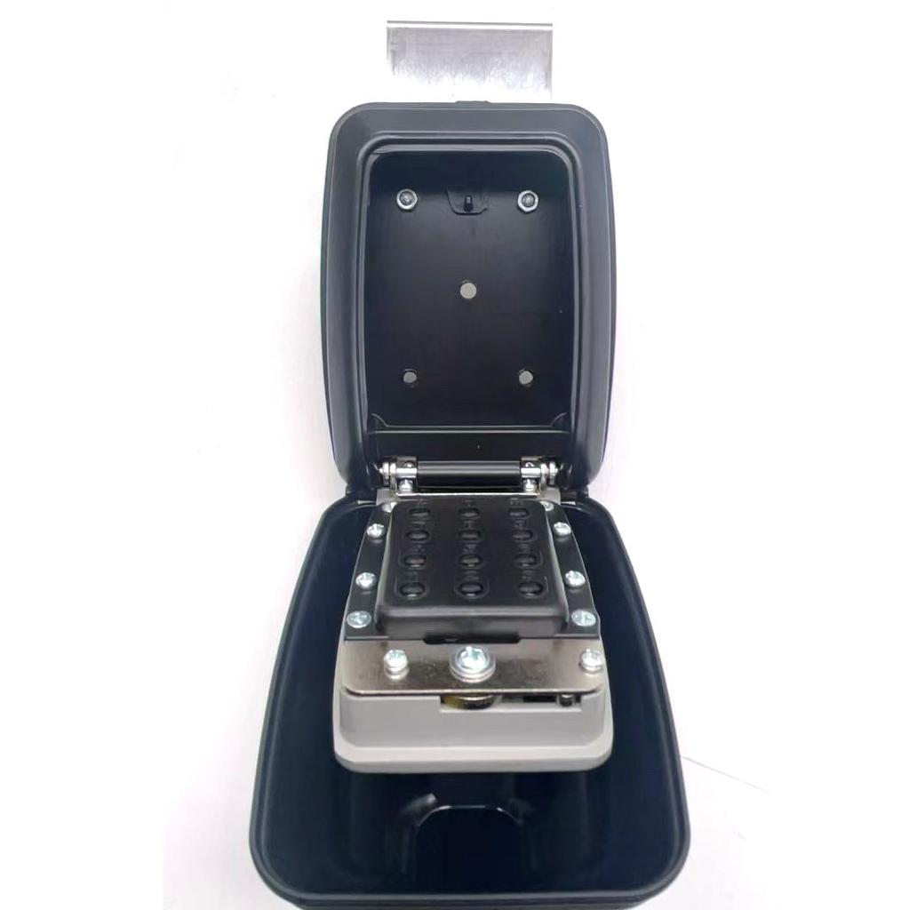 Supporto per Finestrino Auto da Viaggio Scatola Chiusura Chiavi Codice Combinazione Appendi su Vetro Auto Lucchetti Esterni