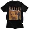 Robert Pattinson 90s Vintage Unisex Zwart T-shirt Unisex T-shirt Oversized Grafische T-shirts 100% Katoen T-shirt Unisex Dames T-shirts Tops