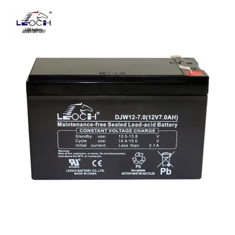 Leoch DJW12-7 12V 7Ah Sealed Lead-Acid Battery
