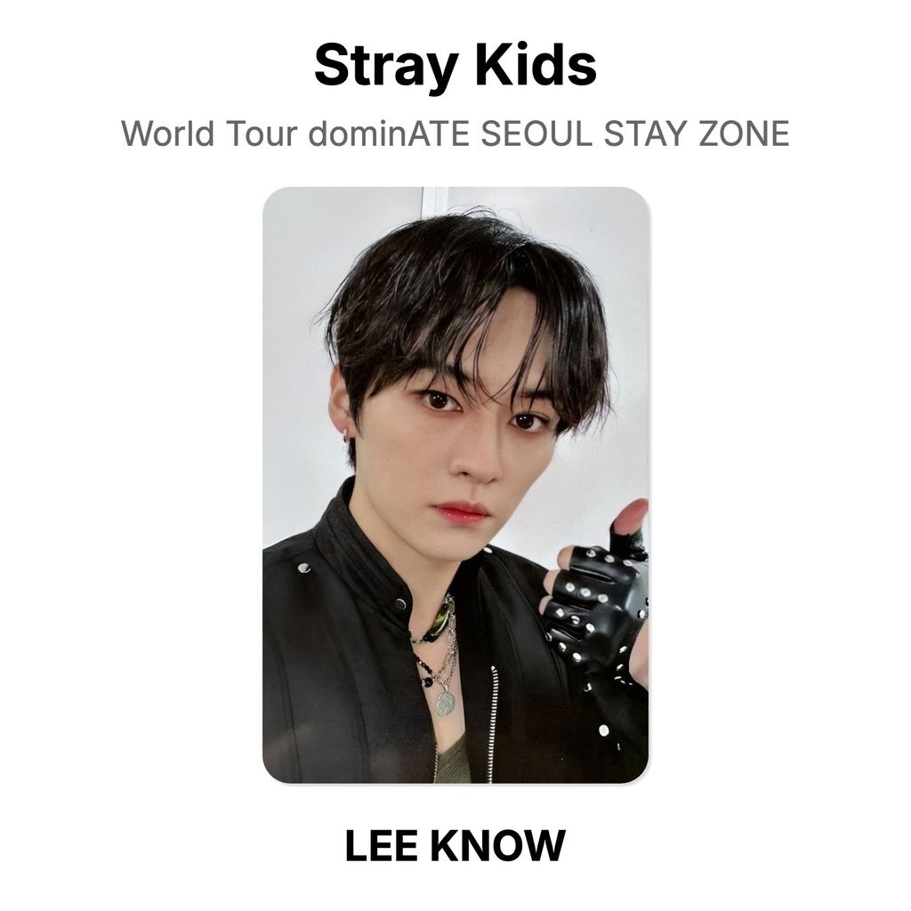 Stray Kids World Tour dominATE SEOUL STAY ZONE Official Photocard