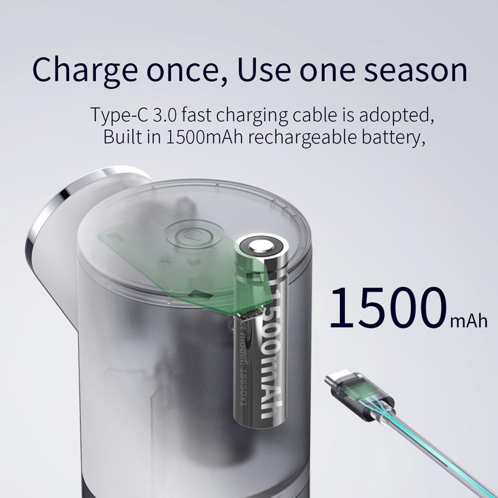 3W 320ML Vodotěsný Digitální Displej Dávkovač Mýdla Dobíjecí Infračervená Indukce Automatický Dávkovač Mýdla