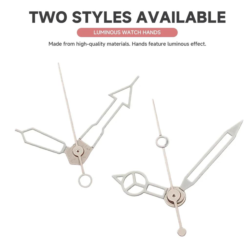 NH35 Zeiger Uhrenzubehör Uhrzeiger NH35 NH36 Zeiger grün leuchtend passend für NH35/NH36/4R/7S Uhrwerk Uhrzeiger Zubehör