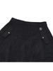 Kirsh Collection Suede Pumpkin Skirt [Charcoal]