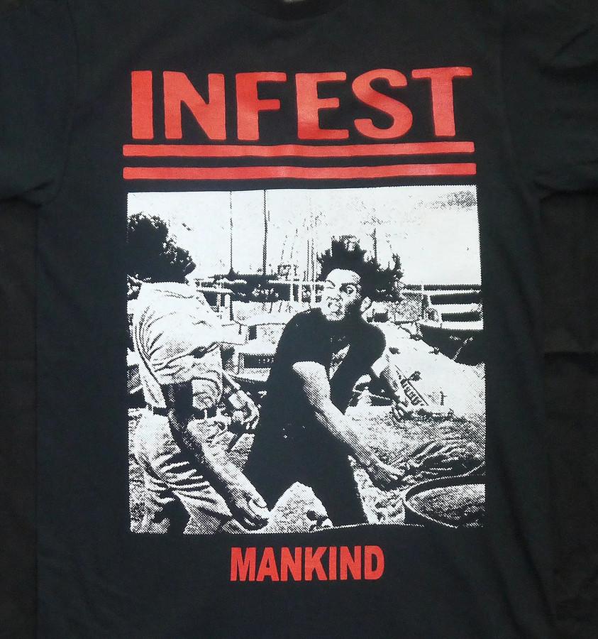 Infest BAND mankind black T-shirt Unisex tee All sizes S to 2F397 XXXL
