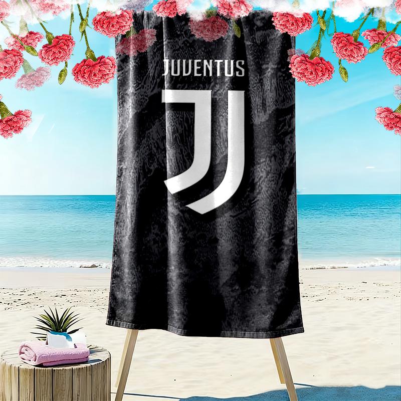 Serviette de plage Juventus Football Club Parfaite pour les voyages, les activités de plein air, la baignade, le camping, la randonnée