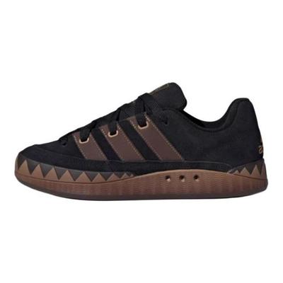 Adimatic Scarpe da Skate Basse Comode Versatili Antiscivolo Resistenti all'Usura Unisex Scarpe da Skate Nero Marrone JR8034