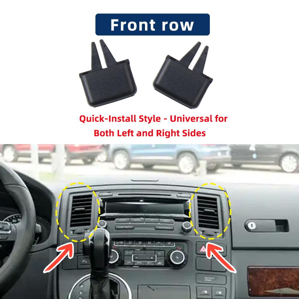 Sliding Clip For Air Conditioning Grille Compatible With For Volkswagen Multivan T5 Car Replacement 7E5819203-1 7E5815705-1