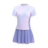 Two Piece Swimsuit Women's Colored Glaze Purple LiNing-LNYW061-1
