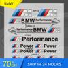 X6 X7 1set M power performance distintivo adesivo Finestrino auto Maniglia porta Specchietto Adesivo interno Per BMW M E39 E36 E60 E90 E46 F30 F10