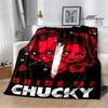 Horror movie Cult of Chucky Flange Warm blanket Soft and comfortable blanket picnic bed linings birthday gift