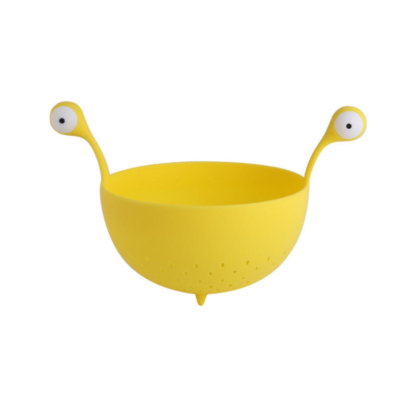 

Большие глаза Креативная гостиная корзина для хранения фруктов и закусок, домашняя кухня Корзина для мытья фруктов и овощей Корзина One Size жёлтый