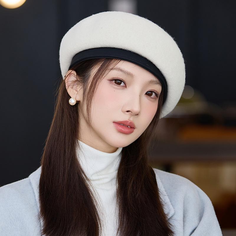 Retro Woolen Beret, Windproof and Warm In Autumn and Winter, Literary and Artistic Painter Hat