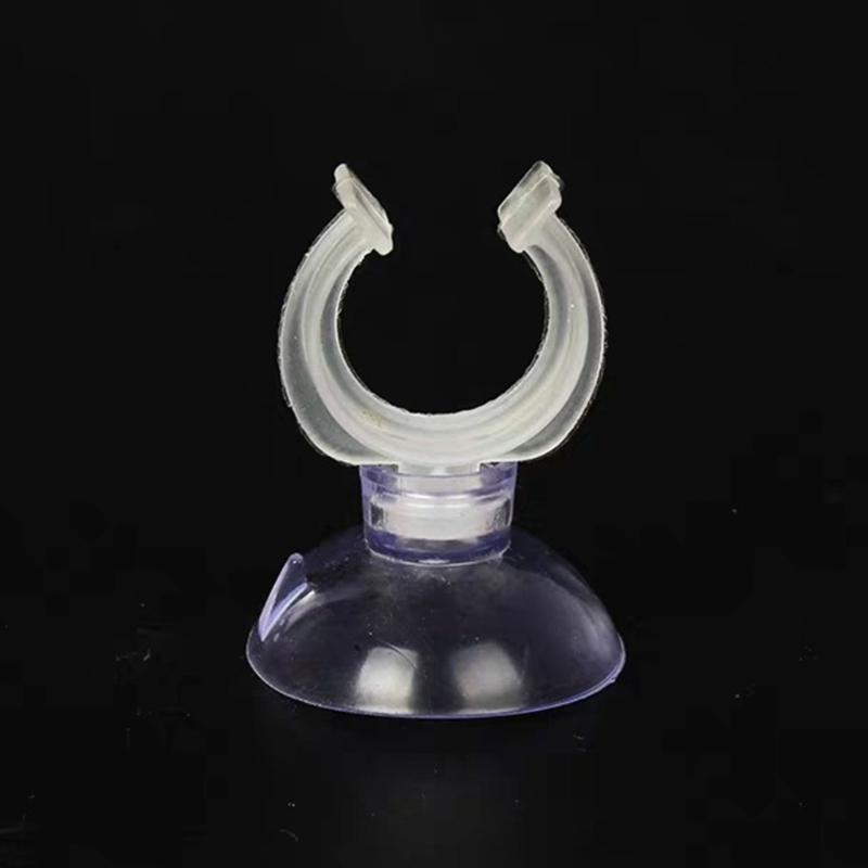 Pack of 20 Multifunctional Aquariums Suction Cups with Clamp for FishTanks Accessories Invisible Aquariums Accessories