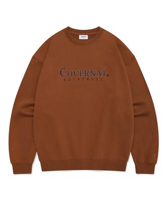 Authentic Logo Sweatshirt Brown