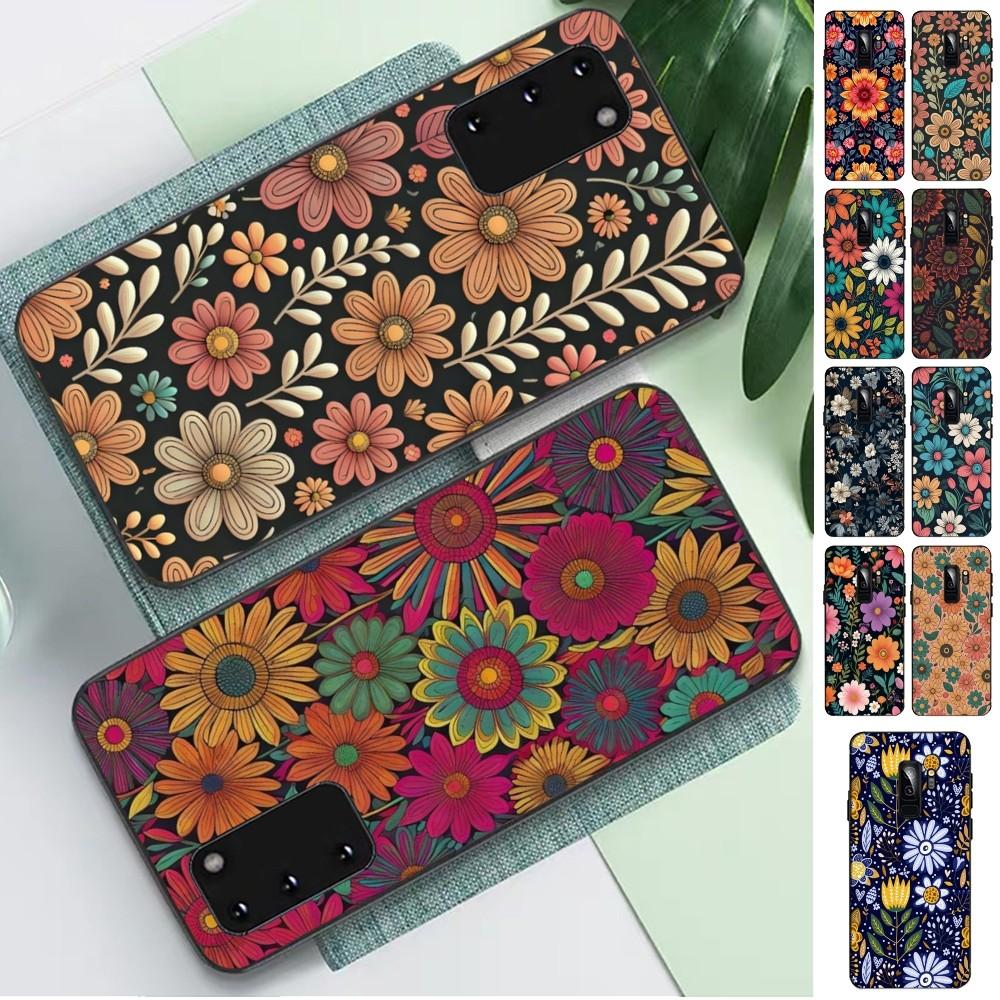 Petal Leaf Diagram Phone Case For Samsung S 9 10 20 21 22 23 30 23 24 Plus Lite Ultra FE S10lite Fundas