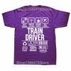 Funny Train Driver Job Profession T Shirts Graphic Cotton Streetwear Short Sleeve O-Neck Harajuku Hip Hop T-shirt Mens Clothing