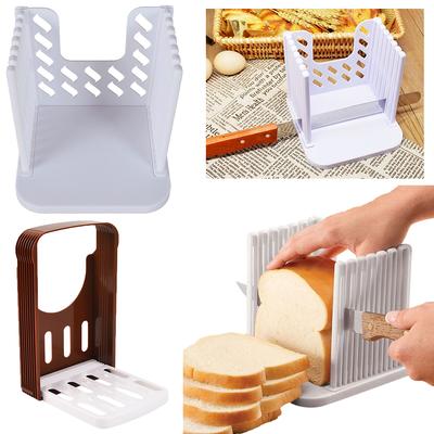 Adjustable Toast Slicer DIY Sandwich Slicing Tool Multifunctional Bread Cutting Guide Tool Kitchen Baking Tools