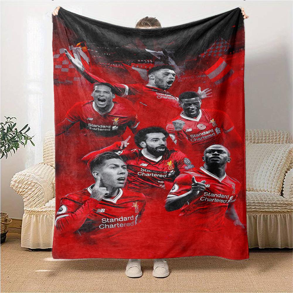 1Pc Rangers Fc Crest Union Jack Blanket For Couch Bed Plush Cozy Fuzzy Blanket Super Soft Warm Blankets For Fall And Winter 0918223