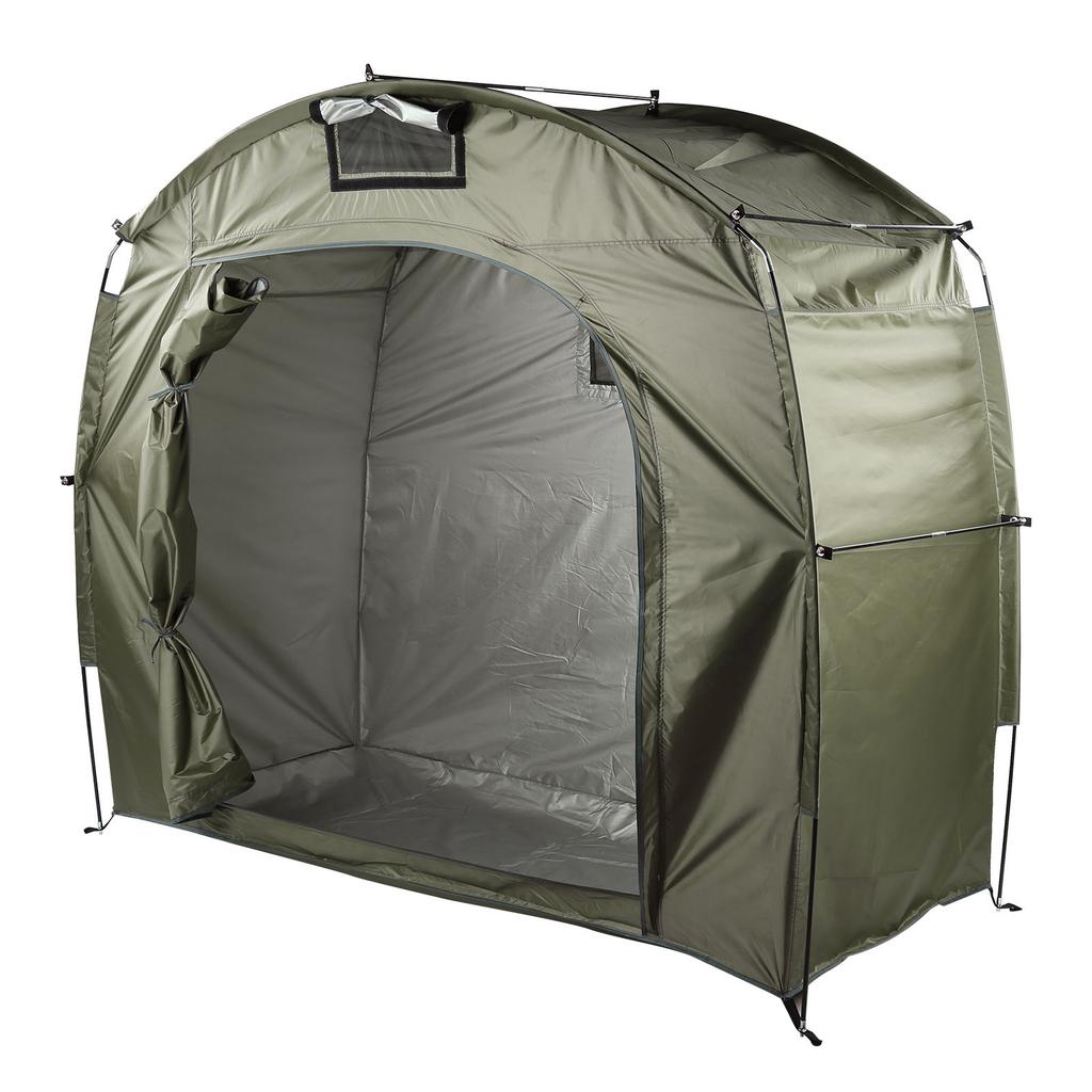 Waterproof Bike Bicycle Shed Tent Garden Storage Cover for Backyard Camping Hiking Outdoor Army Green