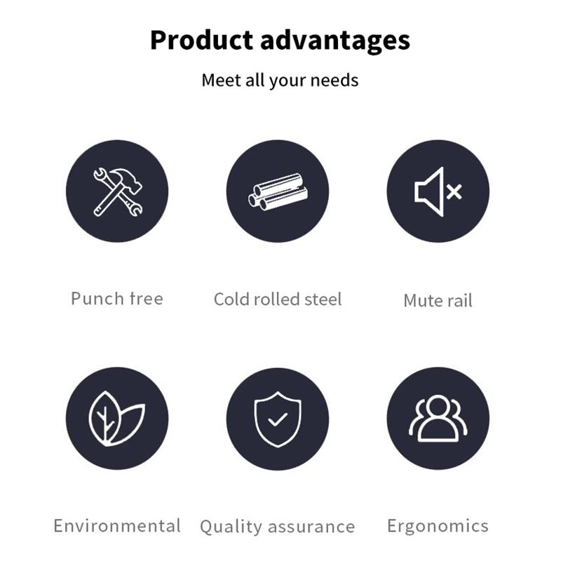 1 Pair Punching-Free Desktop Extending Boards Holder Foldable Keyboards Extension Bracket Office Computer Working Tablet Laptop