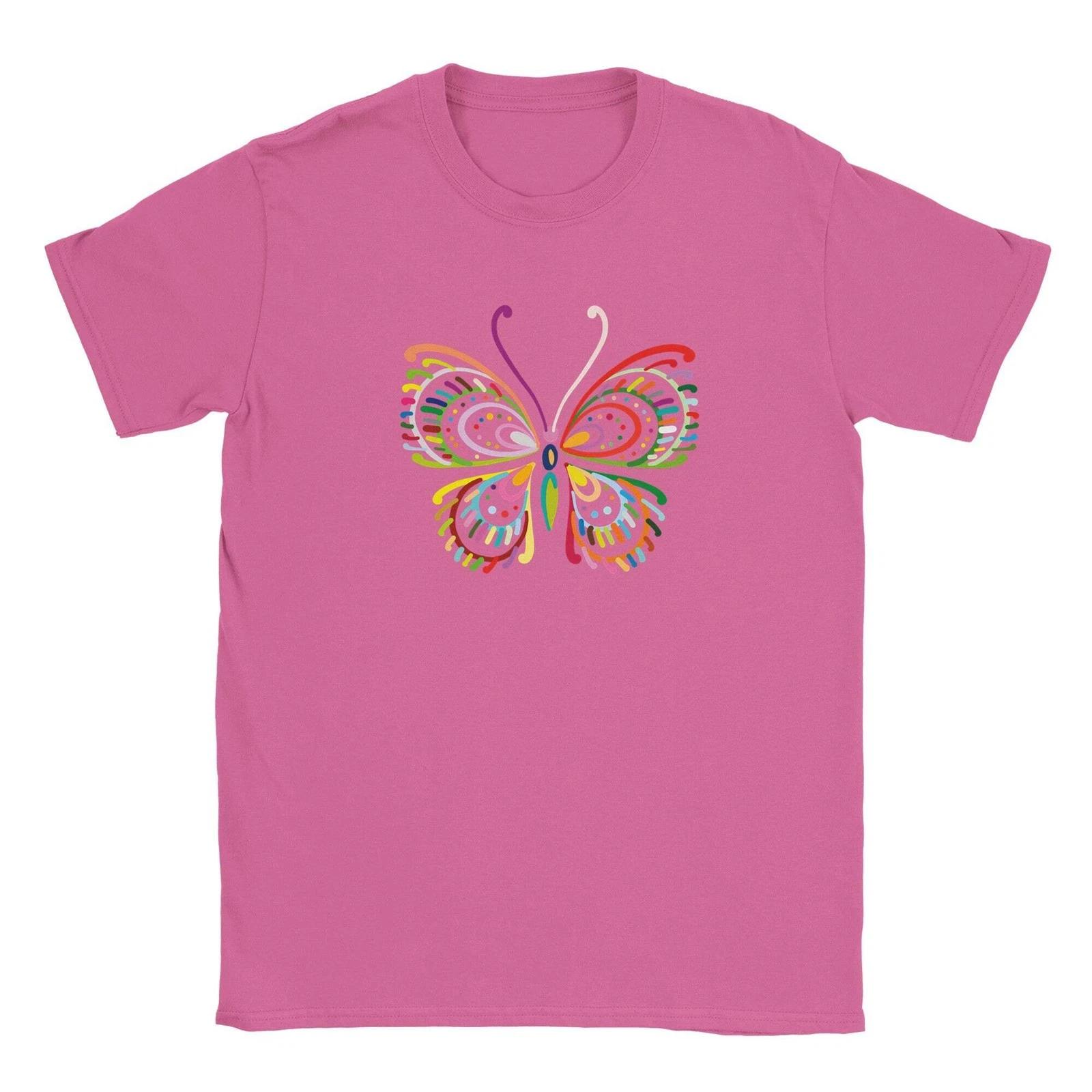 Soft Butterfly T-Shirt |Gift for Her | Nature Inspired Graphic Tee 4XL