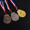 Ping-Pong Gold Silver Bronze Medal 1St 2Nd 3Rd Table Tennis Award Bright Antique Ribbon Souvenir Gift School Sport Customization